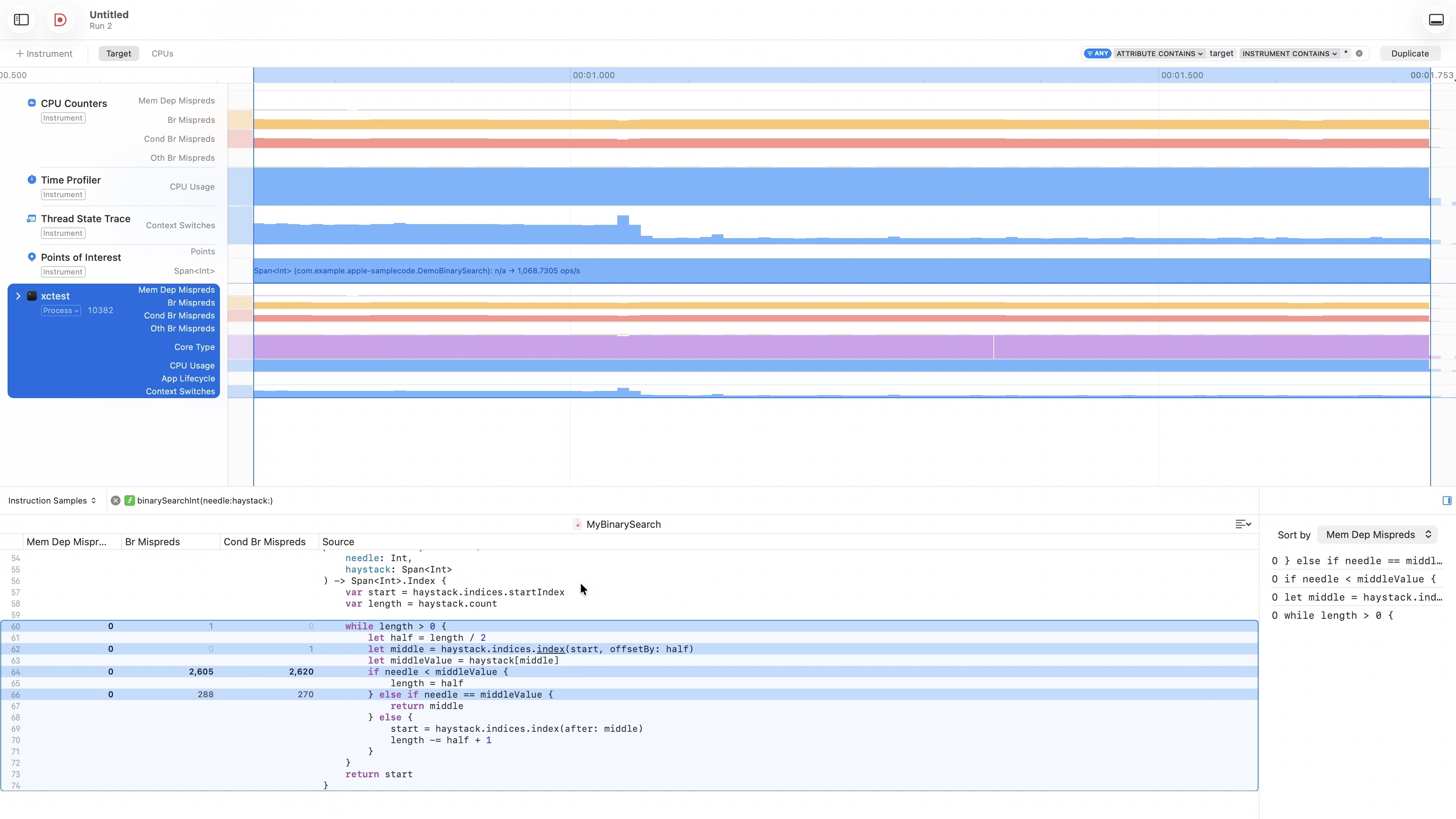 Processor Trace in Instruments